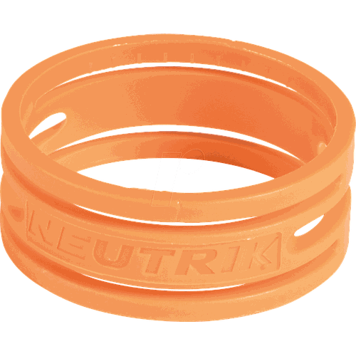 Neutrik - Anillo Identificador para Conector XLR, Color: Naranja Mod.XXR-3_30