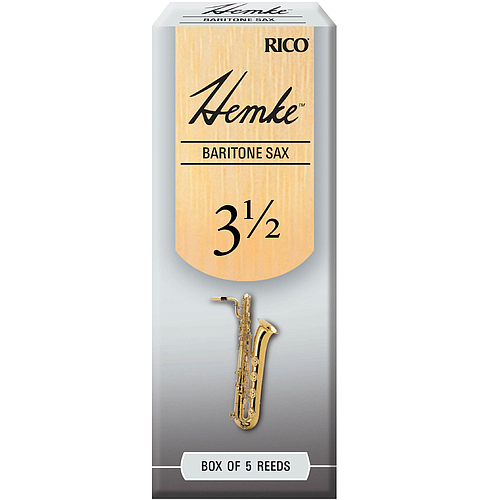 D'Addario - 5 Cañas Hemke para Sax Baritono, Medida: 3 1/2 Mod.RHKP5BSX350(5)_31