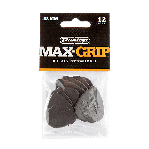 Dunlop - Plumillas Max Grip Nylon Standard, 36 Piezas Calibre: .88 Mod.449B.88 (36)_11