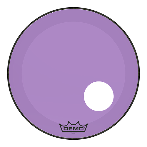 Remo - Parche Colortone Powerstroke P3, Tamaño: 22" con Perf. 5" Color: Morado Mod.P3-1322-CT-PUOH_8