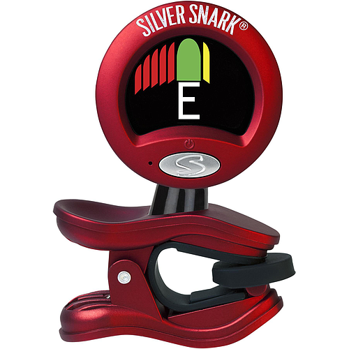 Snark - Afinador Cromátido de Clip, Color: Rojo Mod.SIL-RED_44