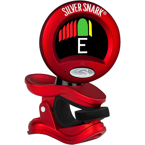 Snark - Afinador Cromátido de Clip, Color: Rojo Mod.SIL-RED_45