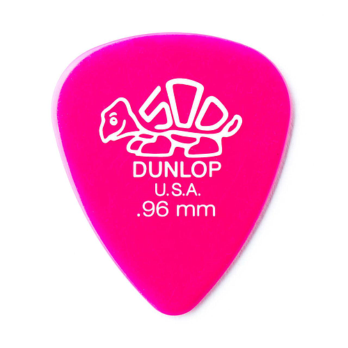 Dunlop - 36 Plumillas Delrin 500, Color: Magenta Calibre: .96 Mod.41B.96_66
