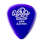 Dunlop - 36 Plumillas Delrin 500, Color: Púrpura Calibre: 2.0 Mod.41B2.0_75