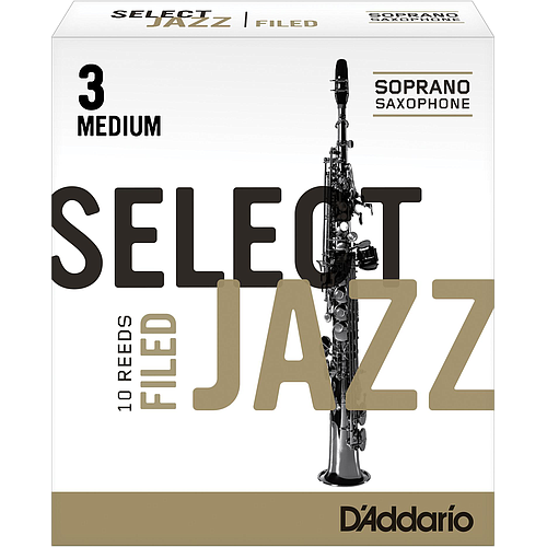 D'Addario - Cañas Select Jazz Filed para Sax Alto, 10 Piezas Medidas: 3M Mod.RSF10ASX3M_12