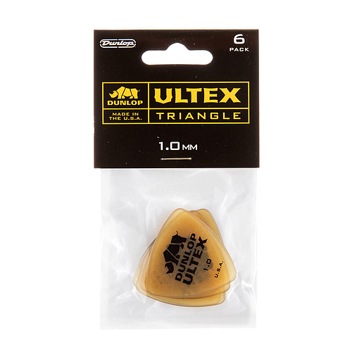 Dunlop - 6 Plumillas Ultex Triangle, Calibre: 1.00 mm Mod.426P1.00_23