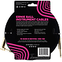 Ernie Ball - Cable para Instrumento, Color: Negro Tamaño: 5.49 mts. Recto/Angulado Mod.6086_31