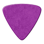 Dunlop - 6 Plumillas Tortex Triángulo, CaliPre: 1.14 Color: Morado Mod.431P1.14_36