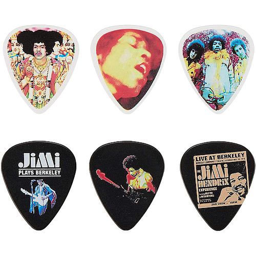 Dunlop - Plumillas Jimi Hendrix Experience con Estuche Mod.JH-PT01M