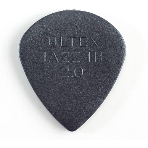 Dunlop - Plumillas Ultex Jazz III, 24 Piezas Calibre: 2.0 Mod.427R2.0