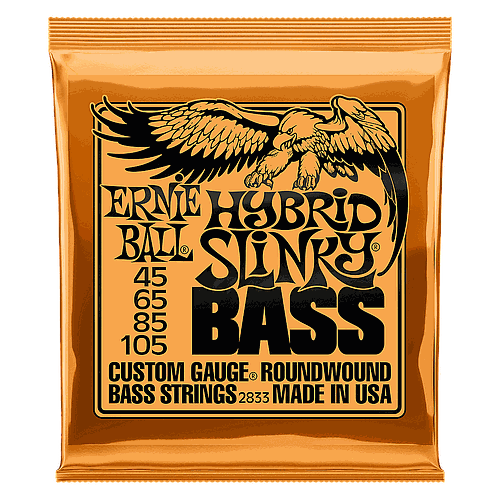 Ernie Ball - Encordado para Bajo Electrico Hybrid Slinky 45-105 Mod.2833