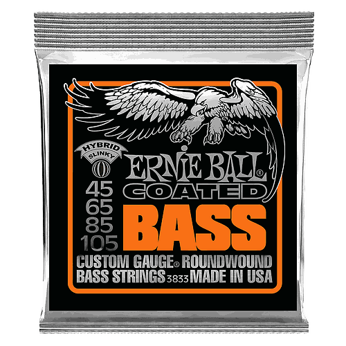 Ernie Ball - Encordado para Bajo Electrico Hybrid Slinky Coated 45-105 Mod.3833