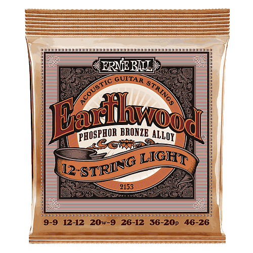 Ernie Ball - Encordado para Guitarra Acústica Slinky 12 cuerdas Mod.2153