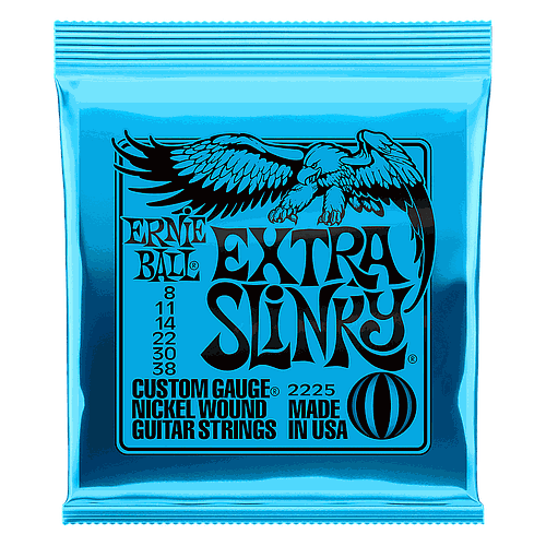 Ernie Ball - Encordado para Guitarra Electrica Extra Slinky Azul Mod.2225