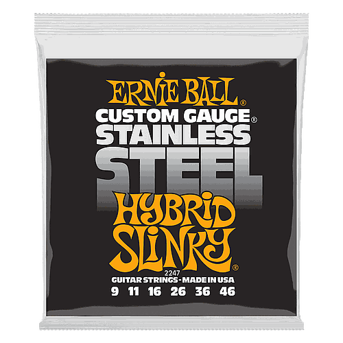 Ernie Ball - Encordado para Guitarra Electrica Hybrid Slinky Acero Mod.2247