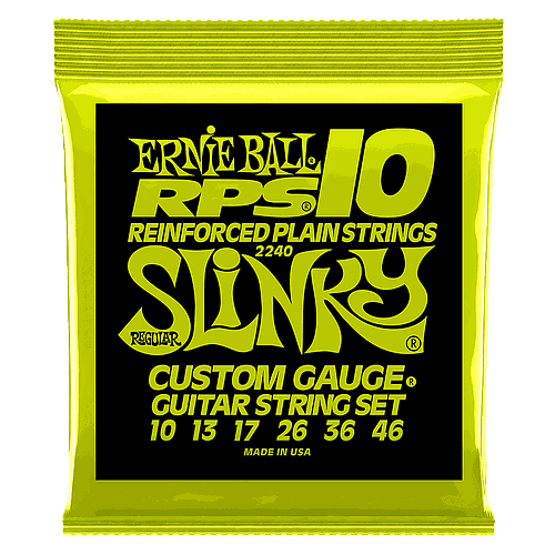 Ernie Ball - Encordado para Guitarra Eléctrica, RPS Regular Slinky Mod.2240