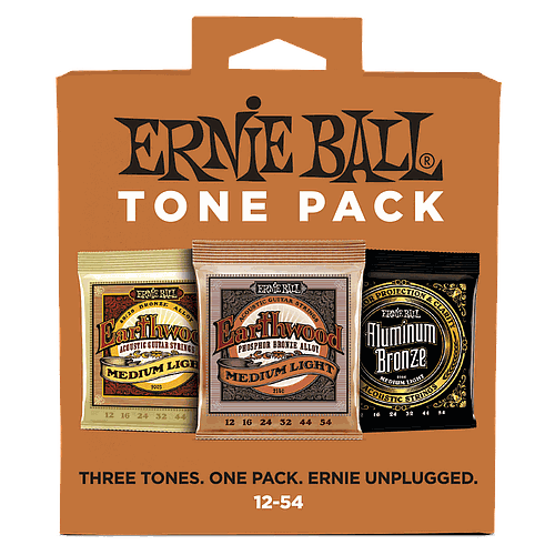 Ernie Ball - Juego de Encordados Tone Pack Medium 12-54 Mod.3313