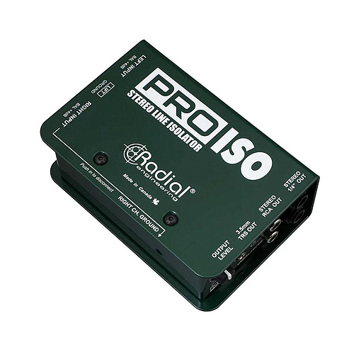 Radial - Isolador de Linea Estereo Mod.ProISO