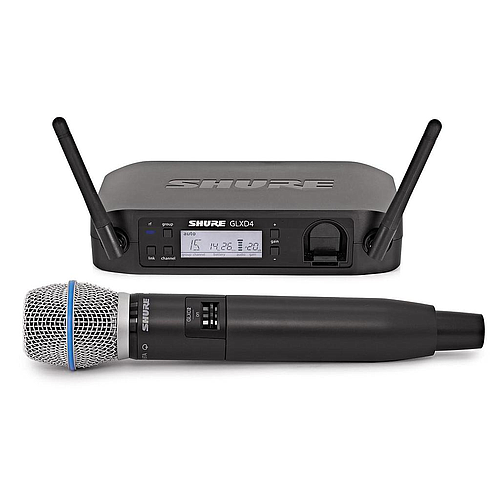 Shure - Sistema Inalámbrico GLXD de Mano Mod.GLXD24/B87A