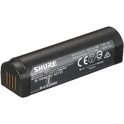 Shure - Batería Ion de Litio Mod.SB902A