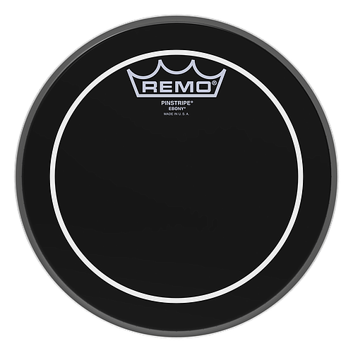 Remo - Parche Ebony Pinstripe Hidraulico Color: Negro Mod.ES-06__-PS