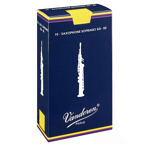 Vandoren - Cañas para Sax Soprano, 10 Piezas Mod.SR20__