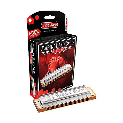 Hohner - Armónica Marine Band En Do Natural Menor Mod.M1896416X