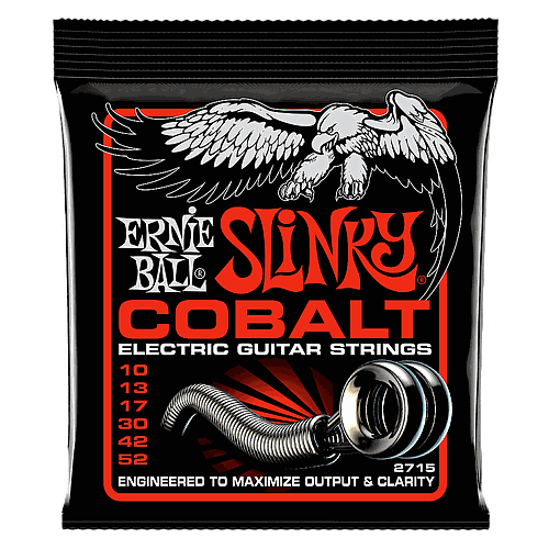 Ernie Ball - Encordado Skinny Top/Heavy Bottom Slinky para Guitarra Eléctrica, Calibre: 10-52 Mod.2715