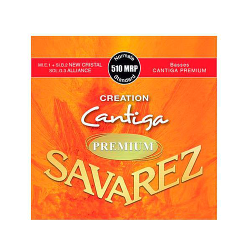 Savarez - Encordado Creation Cantiga Premium Tension Normal para Guitarra Clásica Mod.510MRP
