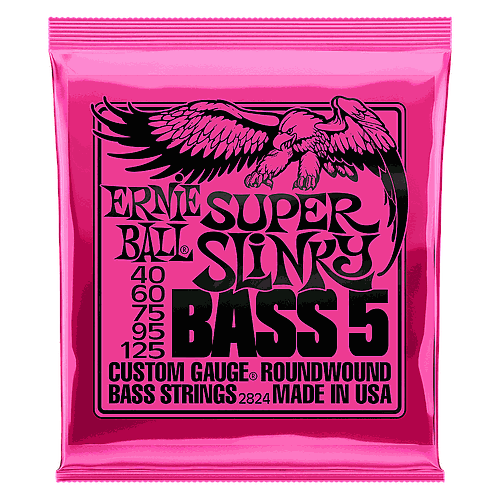 Ernie Ball - Encordado para Bajo Eléctrico, Super Slinky Mod.2824