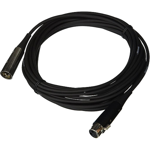 Shure - Cable Triple-Flex para Micrófono ,Tamaño: 7.62 mts. Mod.C25E