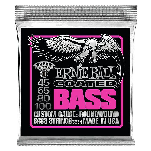 Ernie Ball - Encordado para Bajo Eléctrico Slinky Coated 45-100 Mod.3834