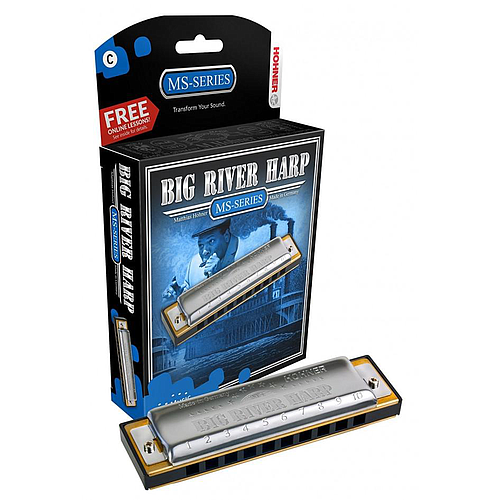 Hohner - Armónica Big River Harp en Fa Mayor Mod.M590066X