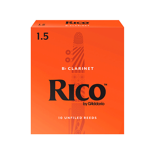 D'Addario - 50 Cañas Rico para Clarinete Si Bemol, Medida: Varias Mod.RCA0___-B(50)