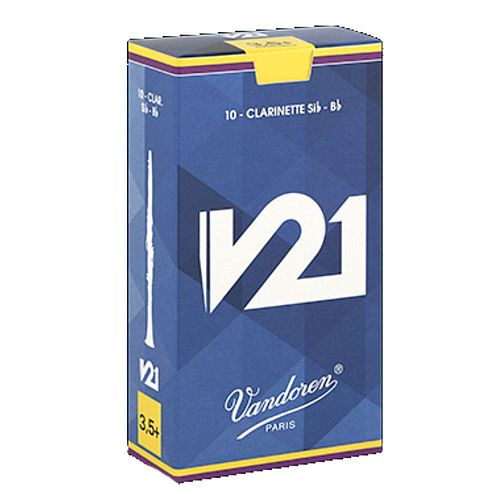 Vandoren - 10 Cañas V21 para Clarinete Sib Mod.CR80__