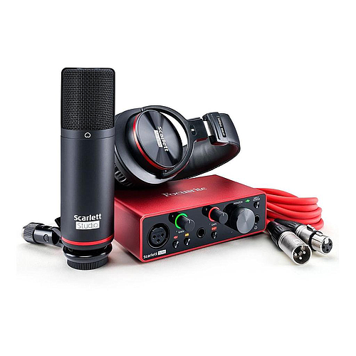 Focusrite - Interfase de Audio Scarlett Solo Studio (3ra Gen.) con Accesorios Mod.MOSC0030