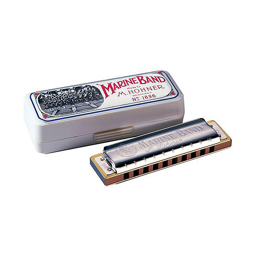 Hohner - Armónica Marine Band en La Menor Armónico Mod.M1896306X