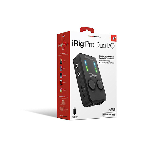 IK Multimedia - Interfaz de Audio iRig Pro Duo i/O para Dispositivos Móviles Mod.IP-IRIG-PRODUOIO-ON