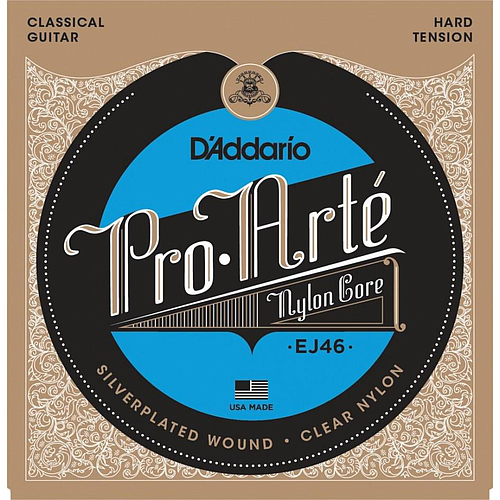 D'Addario - Encordado Pro-Arte para Guitarra Clásica, Tensión: Hard .028 - .044 Mod.EJ46