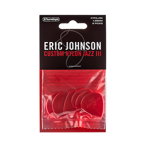 Dunlop - 6 Plumillas Eric Johnson Classic Jazz III Mod.47PEJ3N