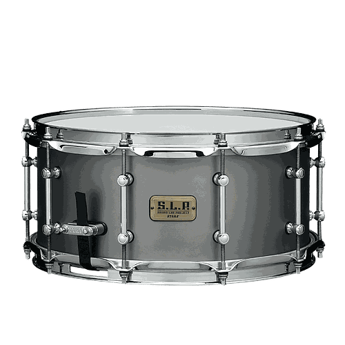 Tama - Tarola "S.L.P." 6.5" x 14" de Acero, Color: Gris Mod.LSS1465