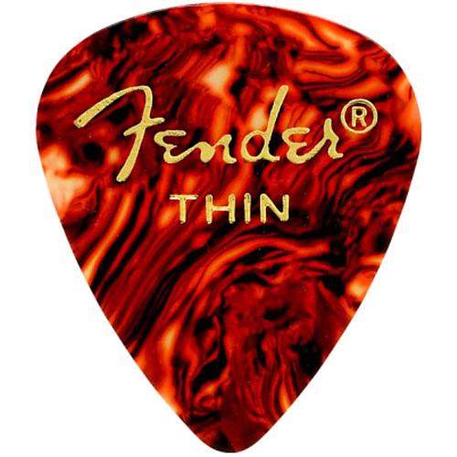 Fender - 12 Plumillas 351 Shape Premium Celuloide Mod.198-0351-___