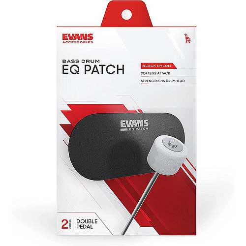 Evans - Parche Doble para Bombo, Color: Negro Mod.EQPB2