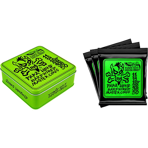 Ernie Ball - Encordado Papa Het's para Guitarra Electrica, Niquel 11-50 Mod.3821