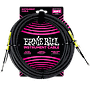Ernie Ball - Cable para Instrumento, Color: Negro Tamaño: 6.09 mts. Recto/Recto Mod.6046