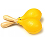 Latin Percussion - Maracas Profesionales, Material Plastico Color Amarillo Mod.LP281