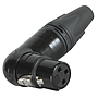 Neutrik - Conector XLR Macho de 3 Polos Serie RX a 90° Contactos en Plata Mod.NC3MRX-BAG