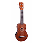 Mahalo - Ukulele Electroacústico con Funda, Color Café Mod.MJ1VTTBR