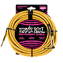 Ernie Ball - Cable Recubierto para Instrumento de 7.62 mts., Color: Dorado Ang./ Rec. Mod.6070